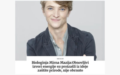 Interview with Mirna Mazija Featured in Slobodna Dalmacija 